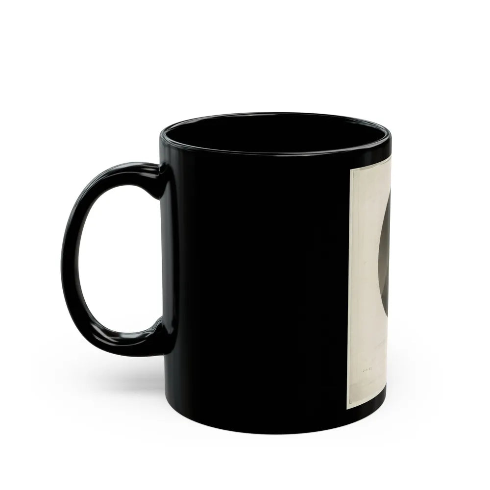 Stonewall Jackson From A Photograph From Life (U.S. Civil War) Black Coffee Mug-Go Mug Yourself