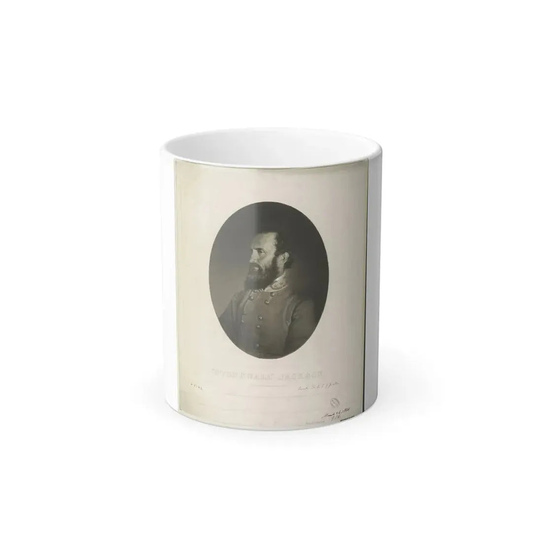 Stonewall  Jackson From a Photograph From Life (U.S. Civil War) Color Changing Coffee Mug 11oz Default Title 11oz - Go Mug Yourself