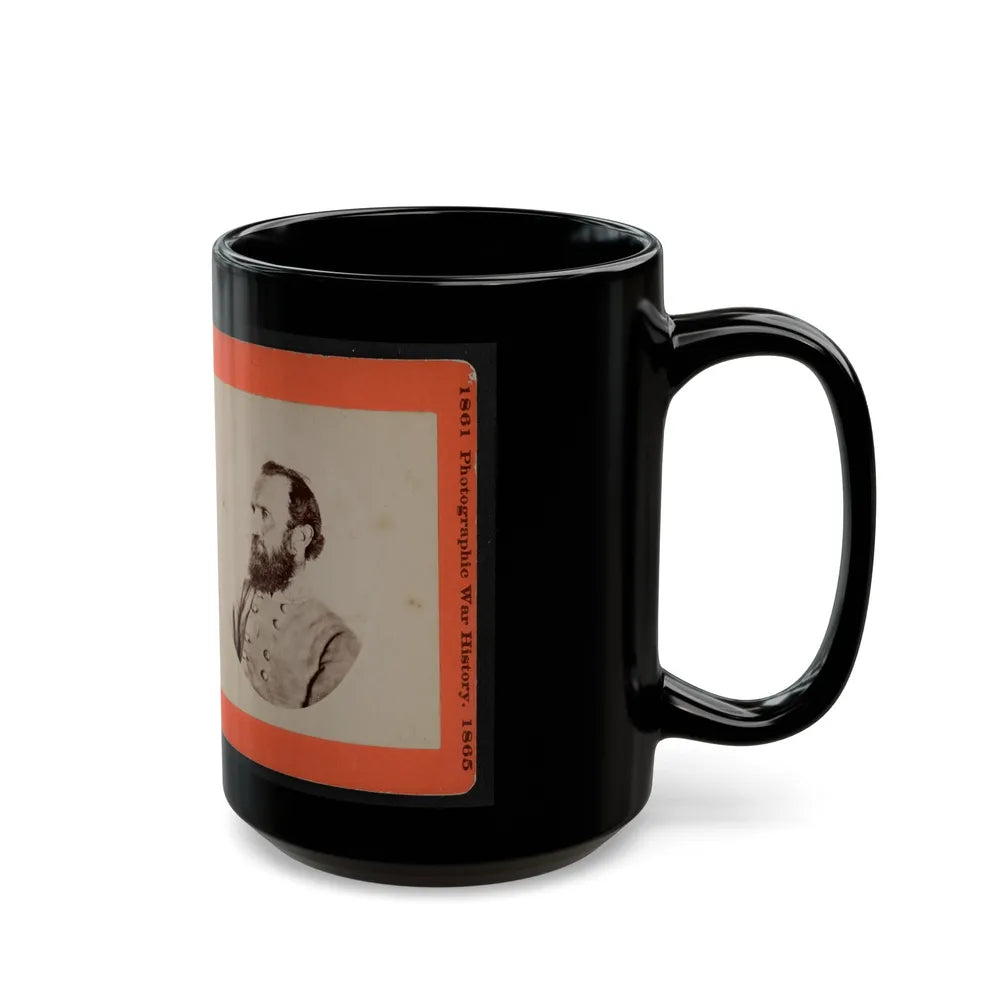 Stonewall Jackson (U.S. Civil War) Black Coffee Mug-Go Mug Yourself