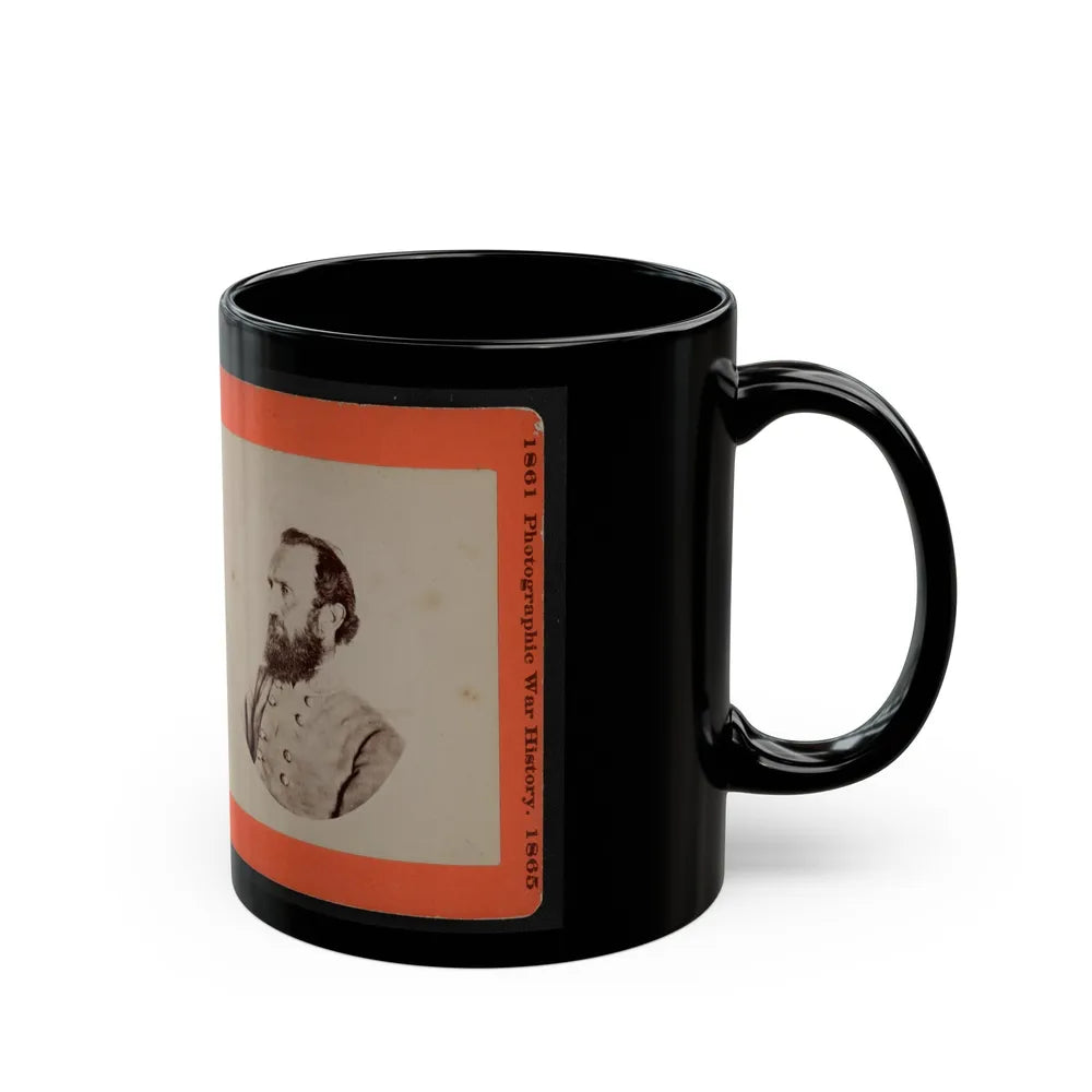 Stonewall Jackson (U.S. Civil War) Black Coffee Mug-Go Mug Yourself