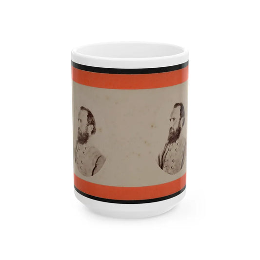 Stonewall Jackson (U.S. Civil War) White Coffee Mug-15oz-Go Mug Yourself