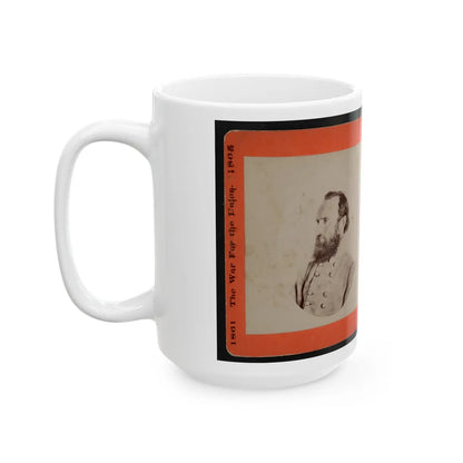 Stonewall Jackson (U.S. Civil War) White Coffee Mug-Go Mug Yourself