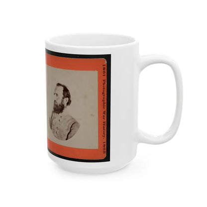 Stonewall Jackson (U.S. Civil War) White Coffee Mug-Go Mug Yourself