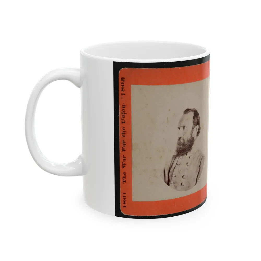 Stonewall Jackson (U.S. Civil War) White Coffee Mug-Go Mug Yourself