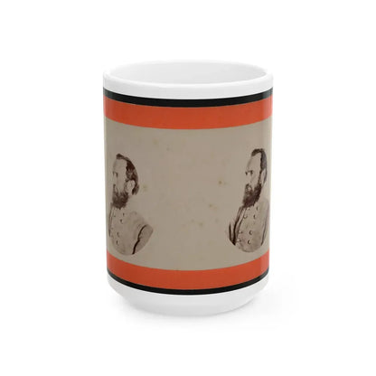 Stonewall Jackson (U.S. Civil War) White Coffee Mug 15oz - Go Mug Yourself