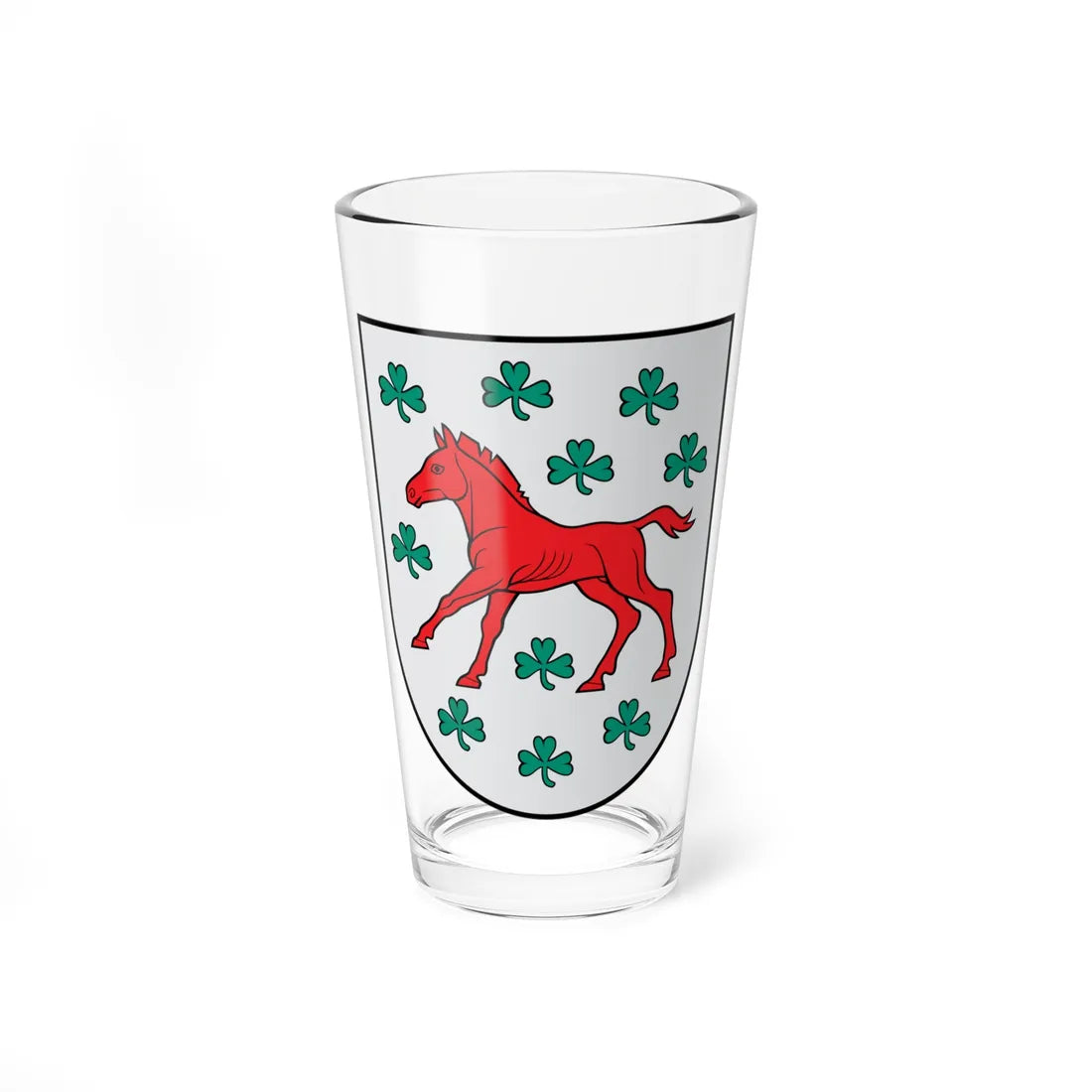 Stoniškiai COA (Lithuania) (Coat of Arms) Pint Glass 16oz 16oz - Go Mug Yourself