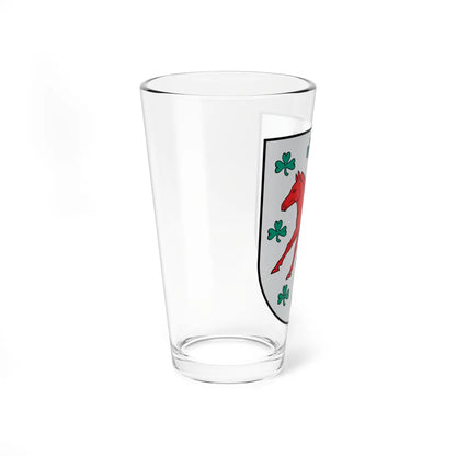 Stoniškiai COA (Lithuania) (Coat of Arms) Pint Glass 16oz - Go Mug Yourself