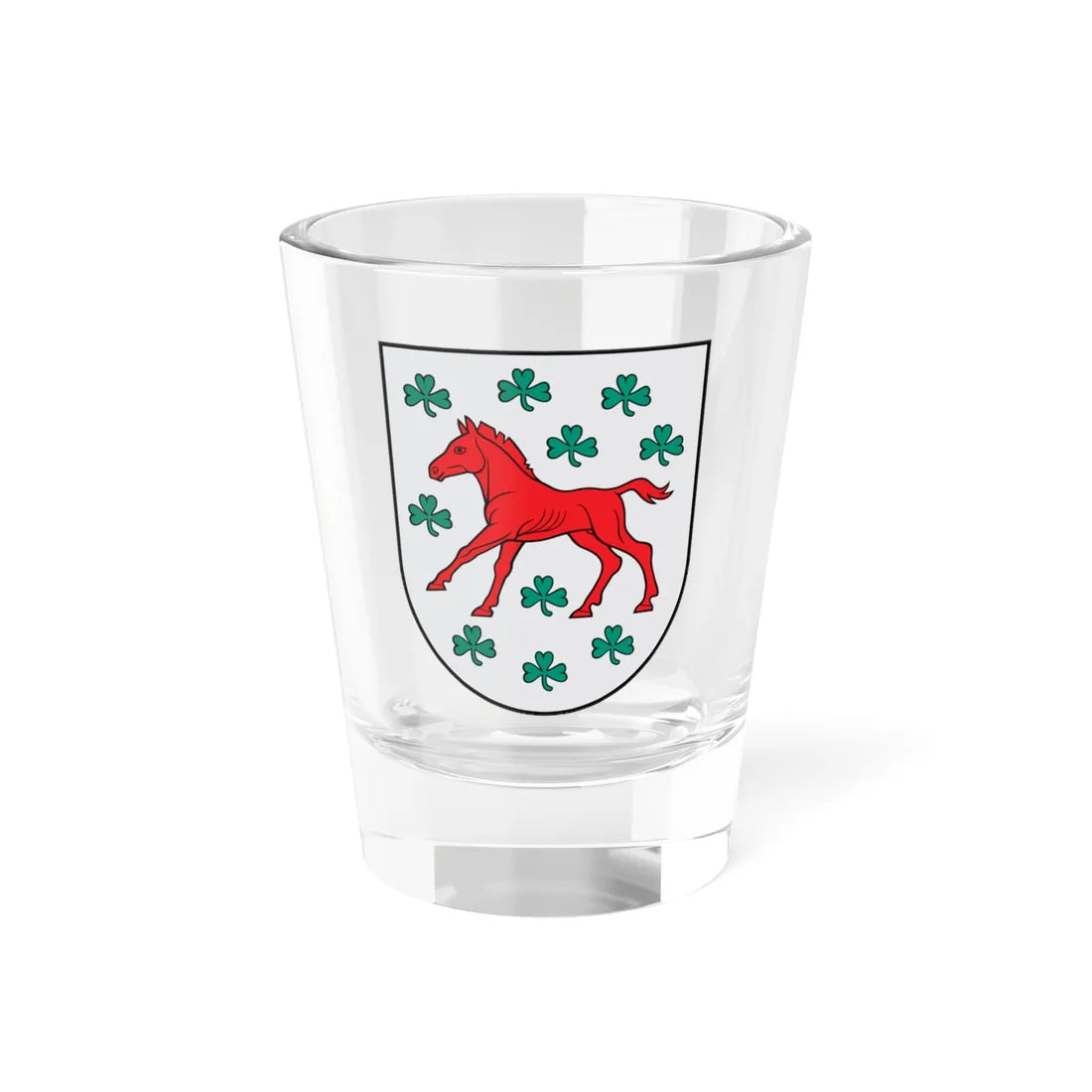 Stoniškiai COA (Lithuania) (Coat of Arms) Shot Glass 1.5oz 1.5oz - Go Mug Yourself