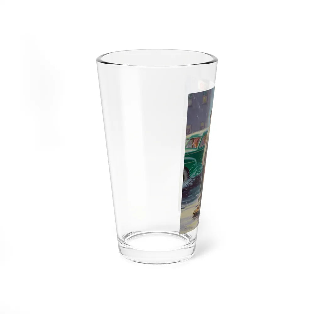 Stop Go (Magazine Illustration) Pint Glass 16oz-Go Mug Yourself