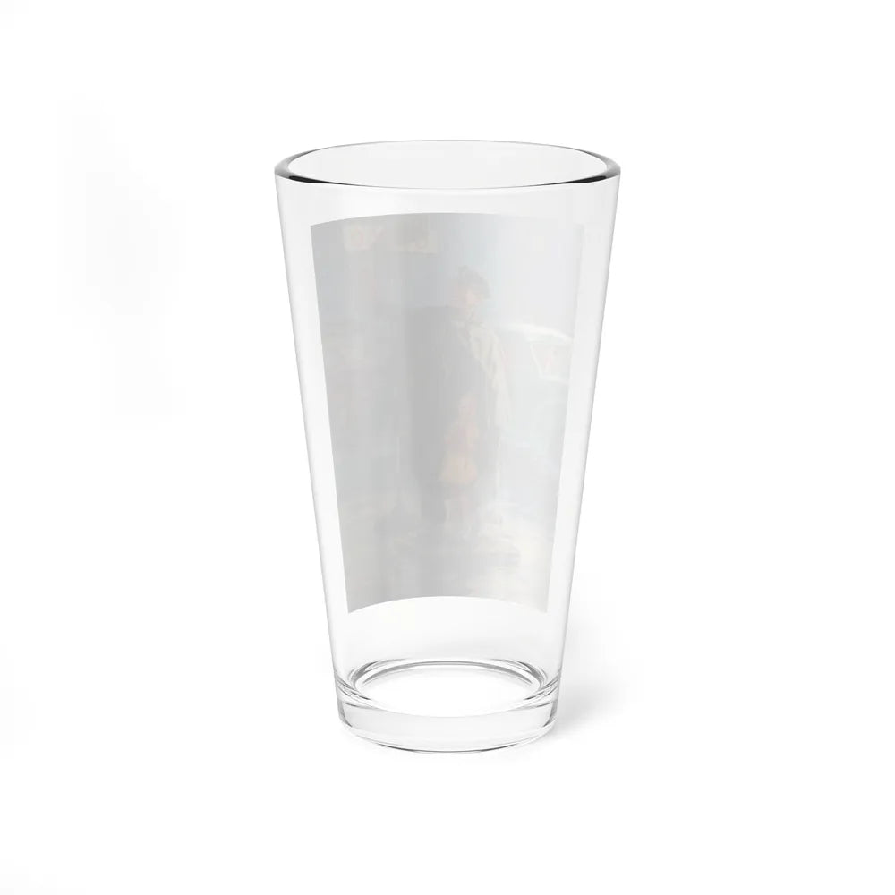 Stop Go (Magazine Illustration) Pint Glass 16oz-Go Mug Yourself