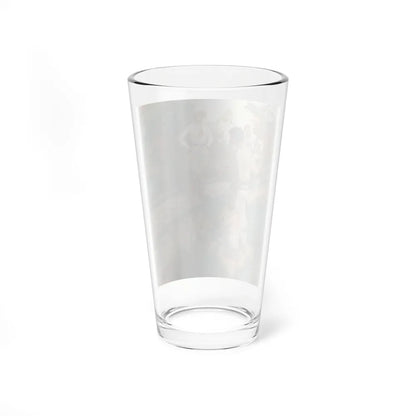 Stopped on the Tracks, story illustration, 1927 (Magazine Illustration) Pint Glass 16oz - Go Mug Yourself