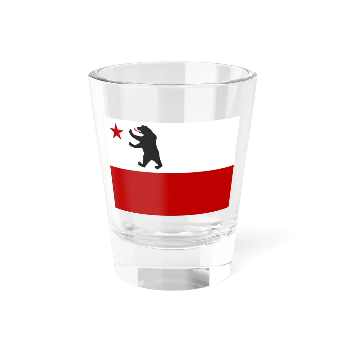 Storm Bear Flag (United States) Shot Glass 1.5oz 1.5oz - Go Mug Yourself