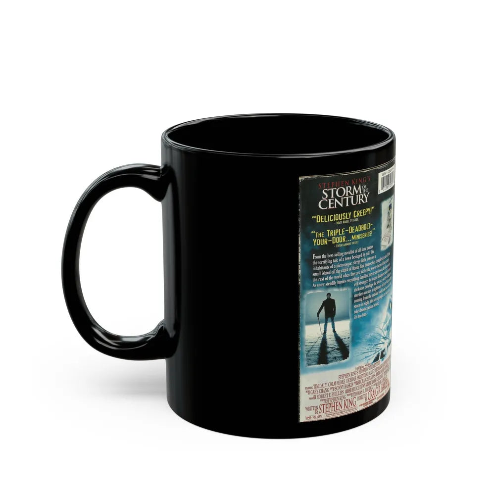 STORM OF THE CENTURY (VHS COVER) - Black Coffee Mug-Go Mug Yourself