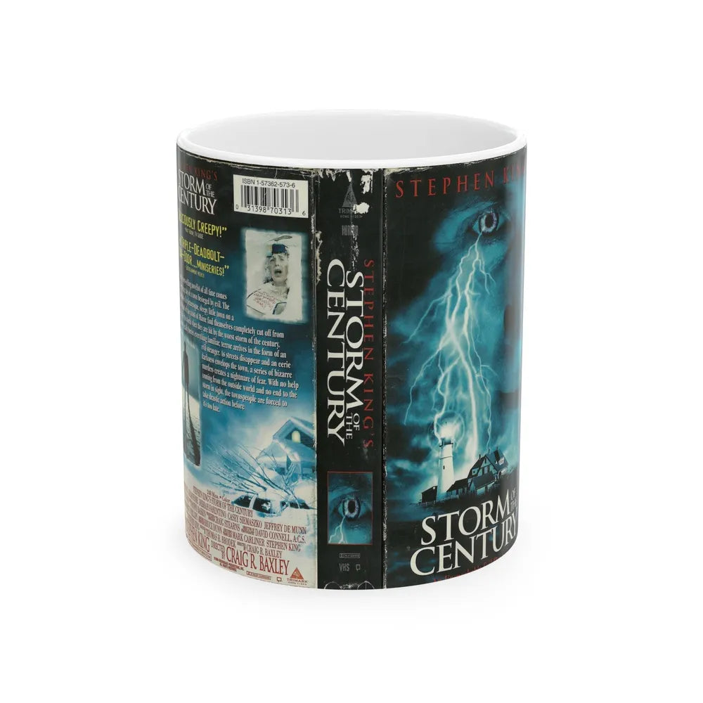 STORM OF THE CENTURY (VHS COVER) - White Coffee Mug-11oz-Go Mug Yourself