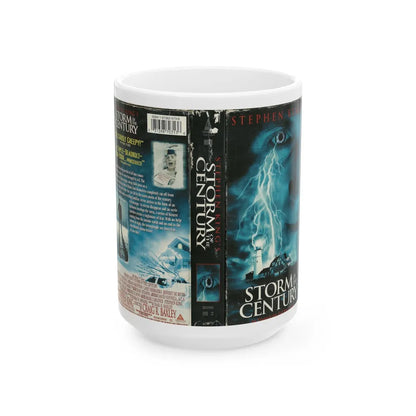 STORM OF THE CENTURY (VHS COVER) - White Coffee Mug-15oz-Go Mug Yourself