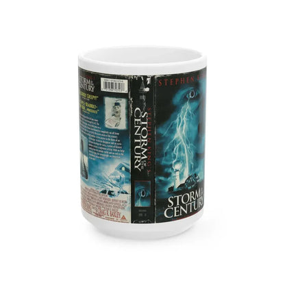 STORM OF THE CENTURY (VHS COVER) - White Coffee Mug 15oz - Go Mug Yourself