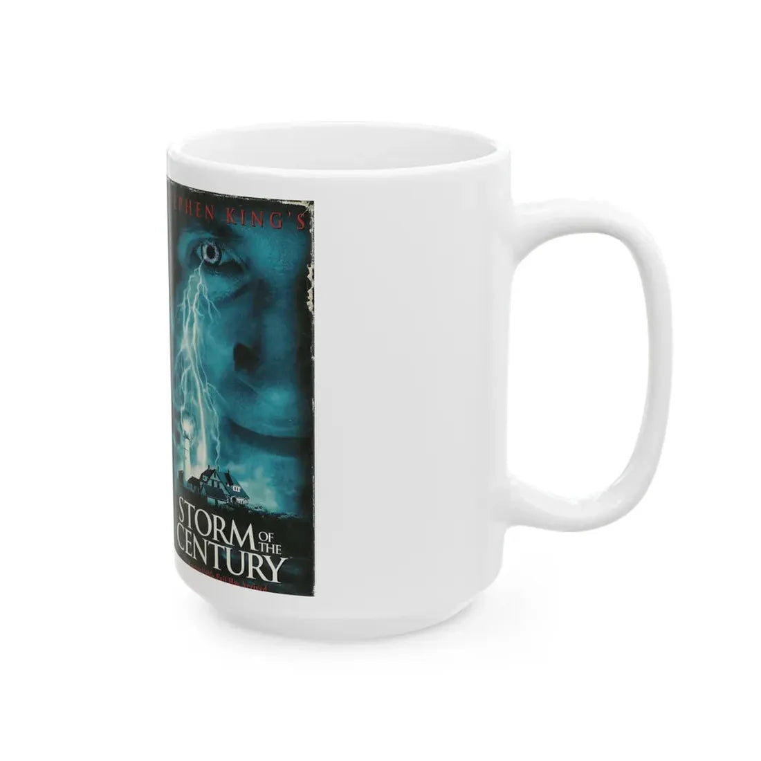 STORM OF THE CENTURY (VHS COVER) - White Coffee Mug - Go Mug Yourself