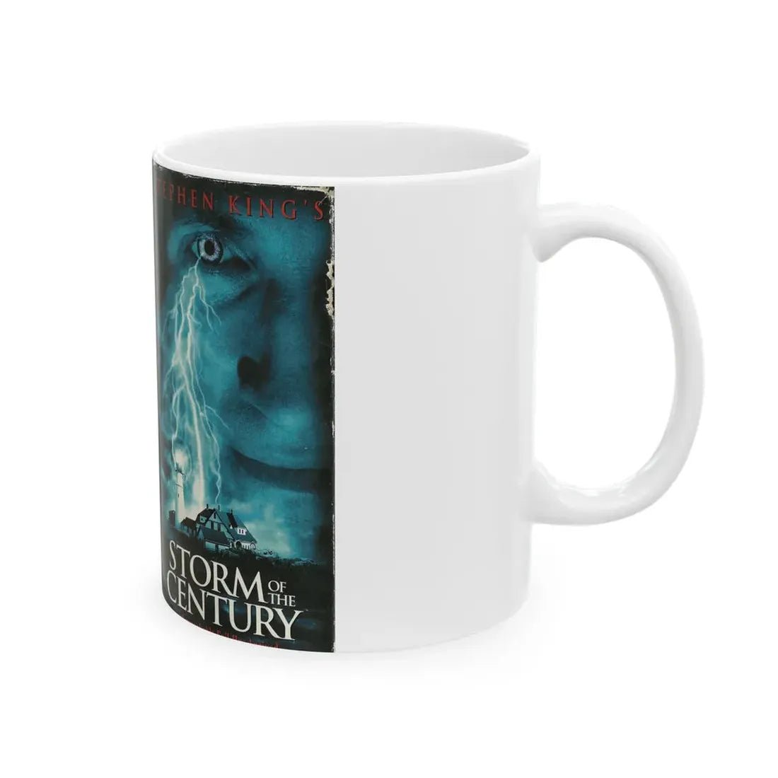 STORM OF THE CENTURY (VHS COVER) - White Coffee Mug - Go Mug Yourself