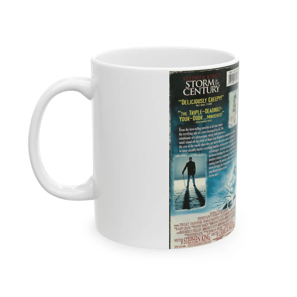 STORM OF THE CENTURY (VHS COVER) - White Coffee Mug-Go Mug Yourself