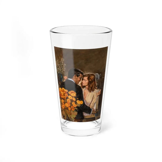 Storm Warning, Harlequin Romance 2663, Paperback Novel Cover, 1984 - Pint Glass 16oz 16oz - Go Mug Yourself