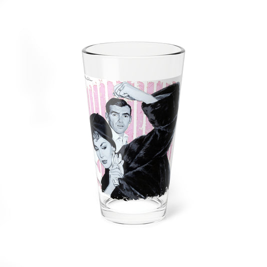 Stormy Day, Woman's Day, February 1959 (Magazine Illustration) Pint Glass 16oz-16oz-Go Mug Yourself