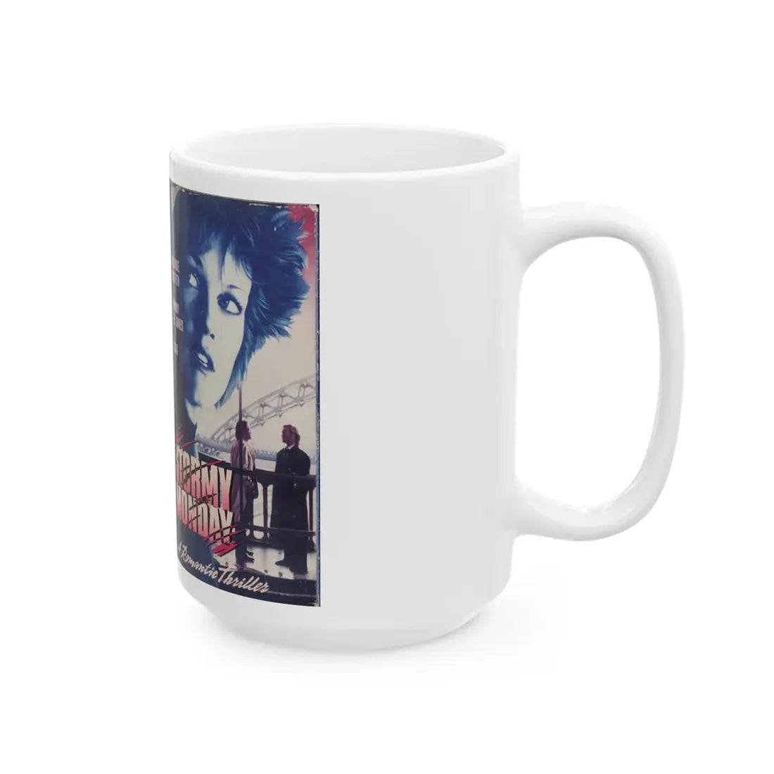 STORMY MONDAY (VHS COVER) - White Coffee Mug - Go Mug Yourself