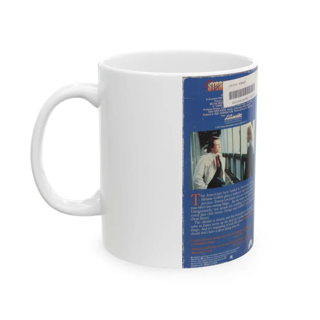 STORMY MONDAY (VHS COVER) - White Coffee Mug - Go Mug Yourself