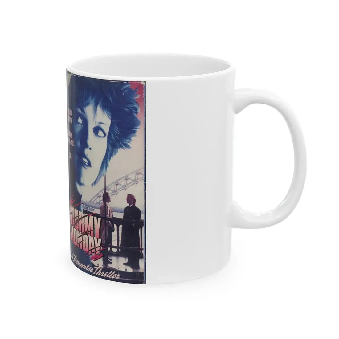 STORMY MONDAY (VHS COVER) - White Coffee Mug - Go Mug Yourself