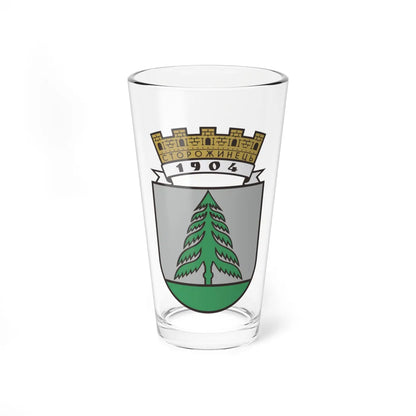Storoghinets Herb (Ukraine) (Coat of Arms) Pint Glass 16oz 16oz - Go Mug Yourself
