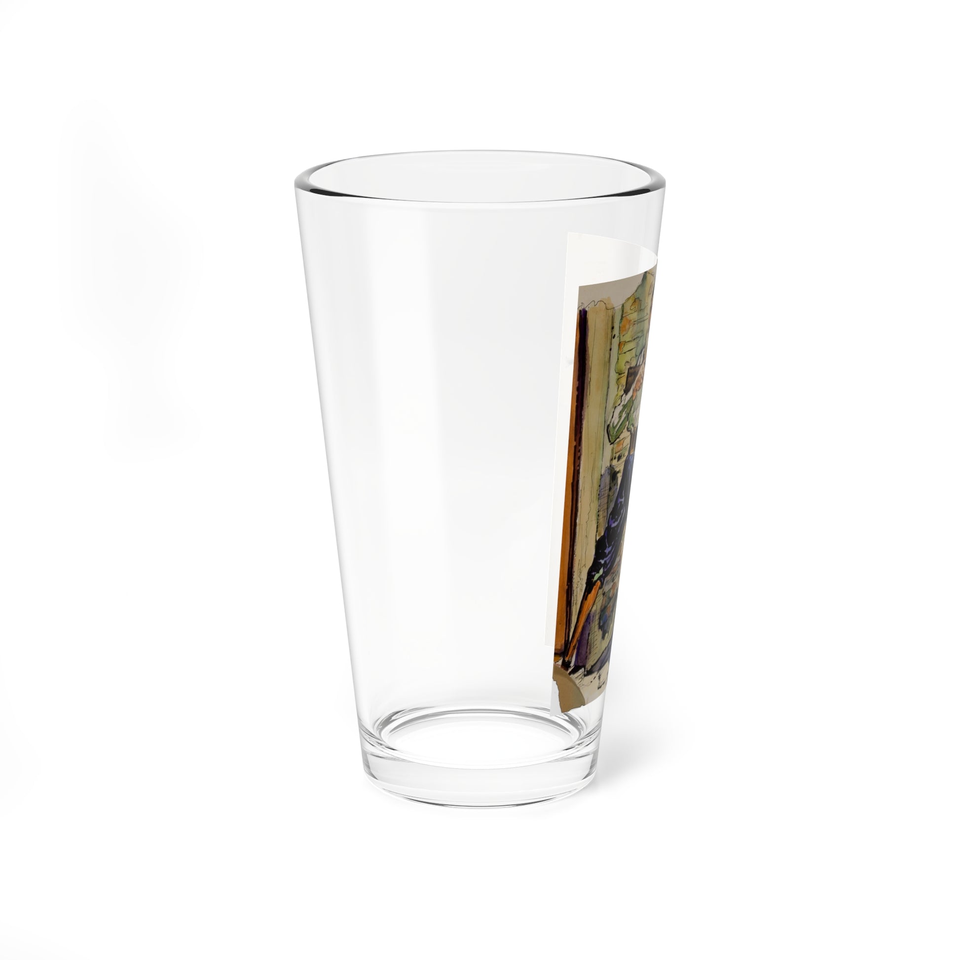 Story illustration (1) (Magazine Illustration) Pint Glass 16oz-Go Mug Yourself