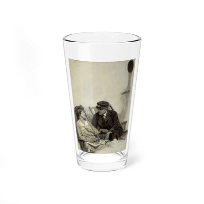 Story illustration, 1917 (Magazine Illustration) Pint Glass 16oz-16oz-Go Mug Yourself