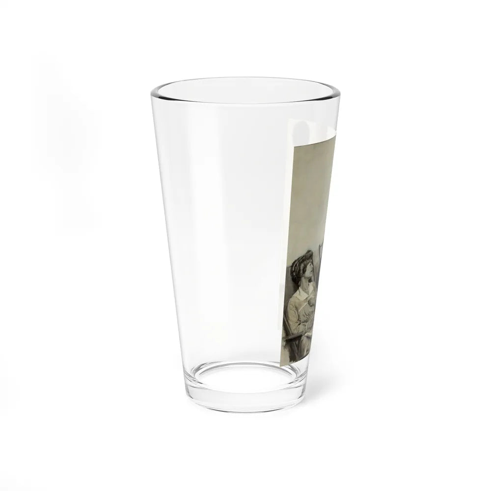 Story illustration, 1917 (Magazine Illustration) Pint Glass 16oz-Go Mug Yourself