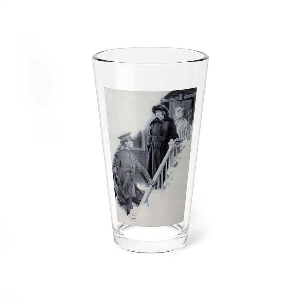 Story illustration, 1919 (2) (Magazine Illustration) Pint Glass 16oz-16oz-Go Mug Yourself