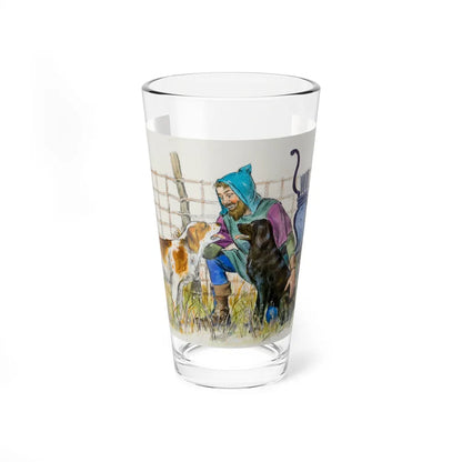 Story illustration (2) (Magazine Illustration) Pint Glass 16oz 16oz - Go Mug Yourself