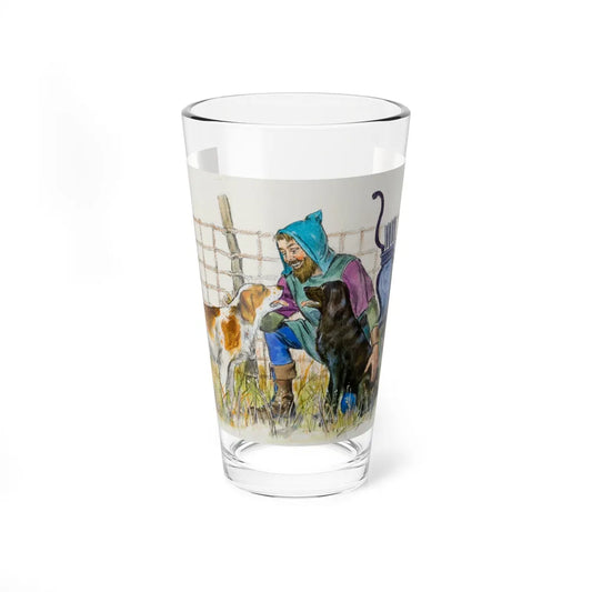 Story illustration (2) (Magazine Illustration) Pint Glass 16oz 16oz - Go Mug Yourself