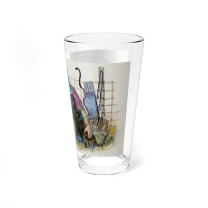 Story illustration (2) (Magazine Illustration) Pint Glass 16oz - Go Mug Yourself
