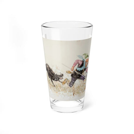 Story illustration (3) (Magazine Illustration) Pint Glass 16oz 16oz - Go Mug Yourself