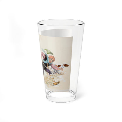 Story illustration (3) (Magazine Illustration) Pint Glass 16oz-Go Mug Yourself