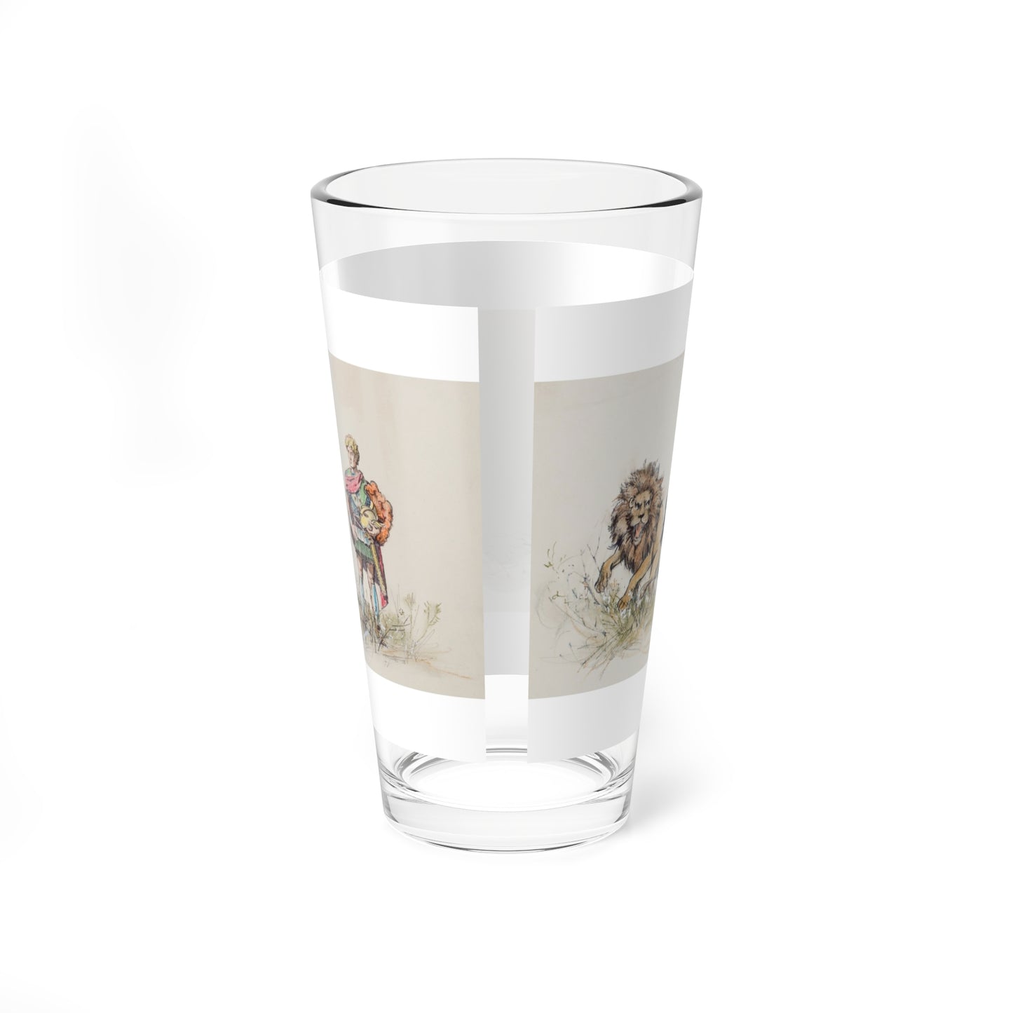 Story illustration (4) (Magazine Illustration) Pint Glass 16oz-Go Mug Yourself