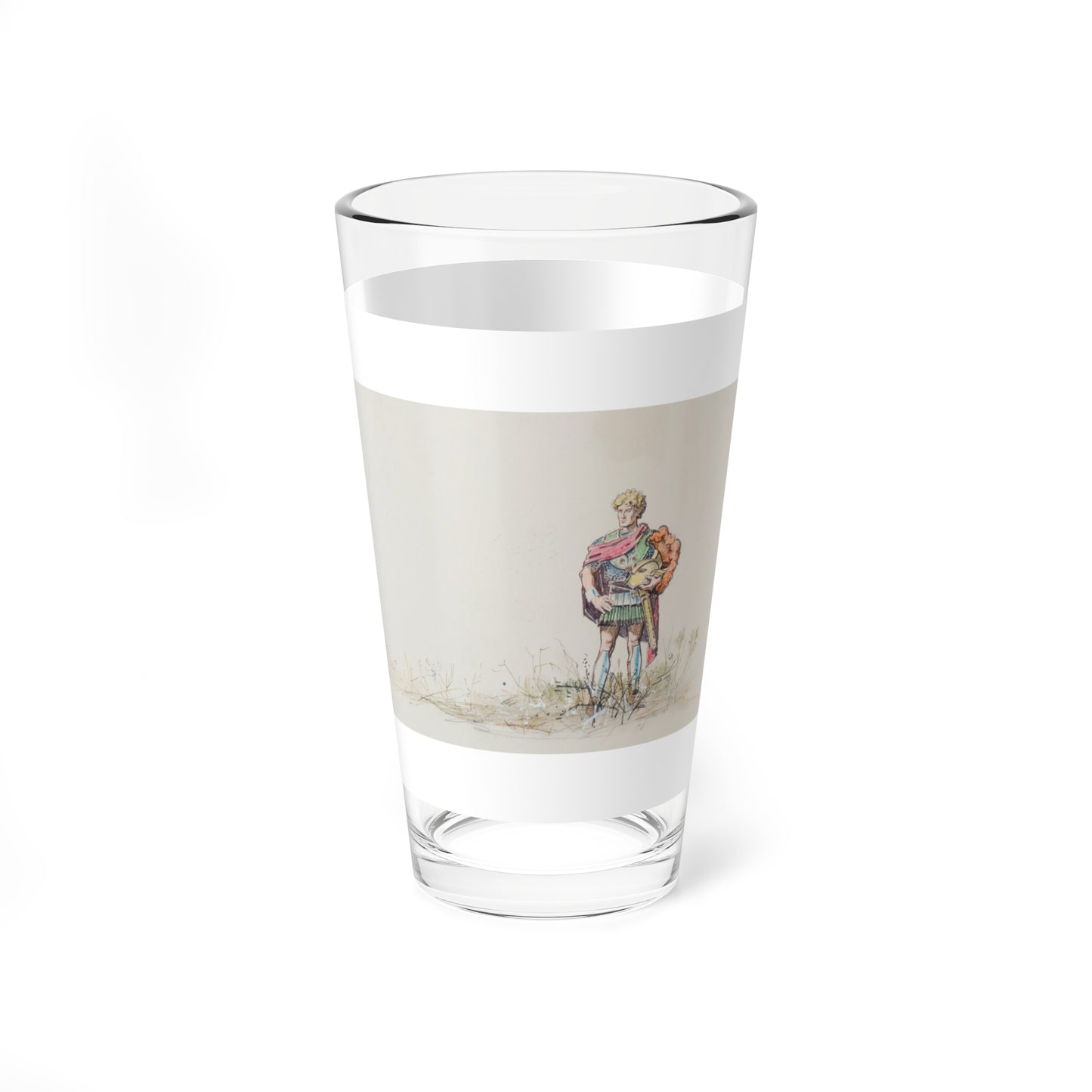 Story illustration (4) (Magazine Illustration) Pint Glass 16oz-Go Mug Yourself