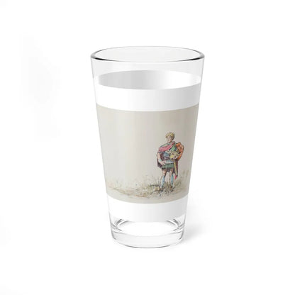 Story illustration (4) (Magazine Illustration) Pint Glass 16oz - Go Mug Yourself