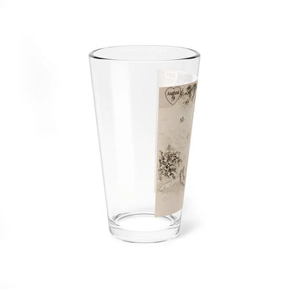 Story illustration for All-Story and Love Stories of the American Girl (Magazine Illustration) Pint Glass 16oz - Go Mug Yourself