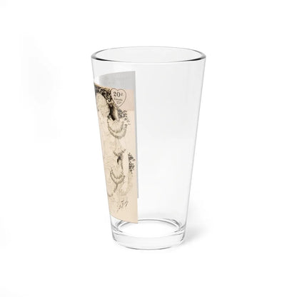 Story illustration for All-Story and Love Stories of the American Girl (Magazine Illustration) Pint Glass 16oz - Go Mug Yourself