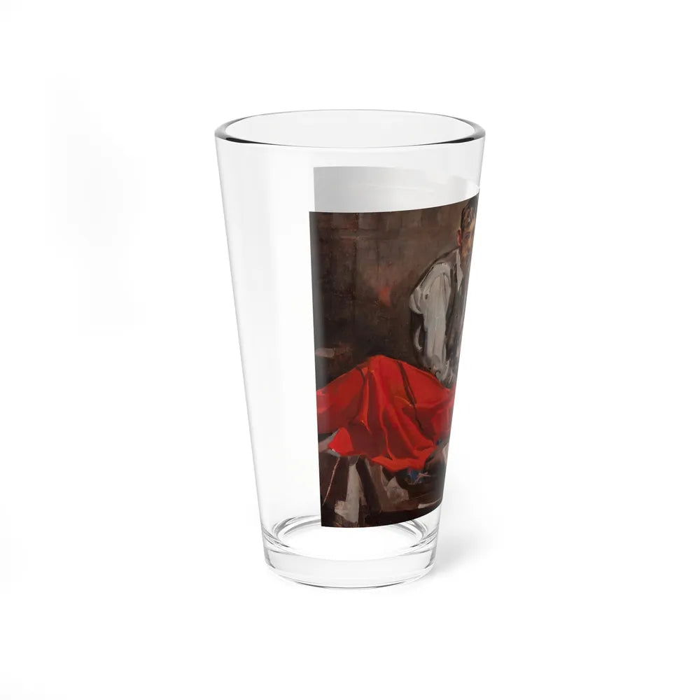 Story illustration_3 (Magazine Illustration) Pint Glass 16oz-Go Mug Yourself