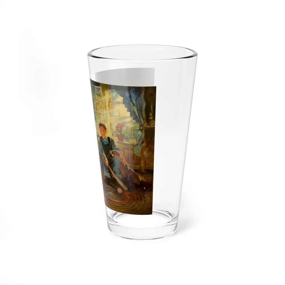 Story illustrations (2) (Magazine Illustration) Pint Glass 16oz-Go Mug Yourself