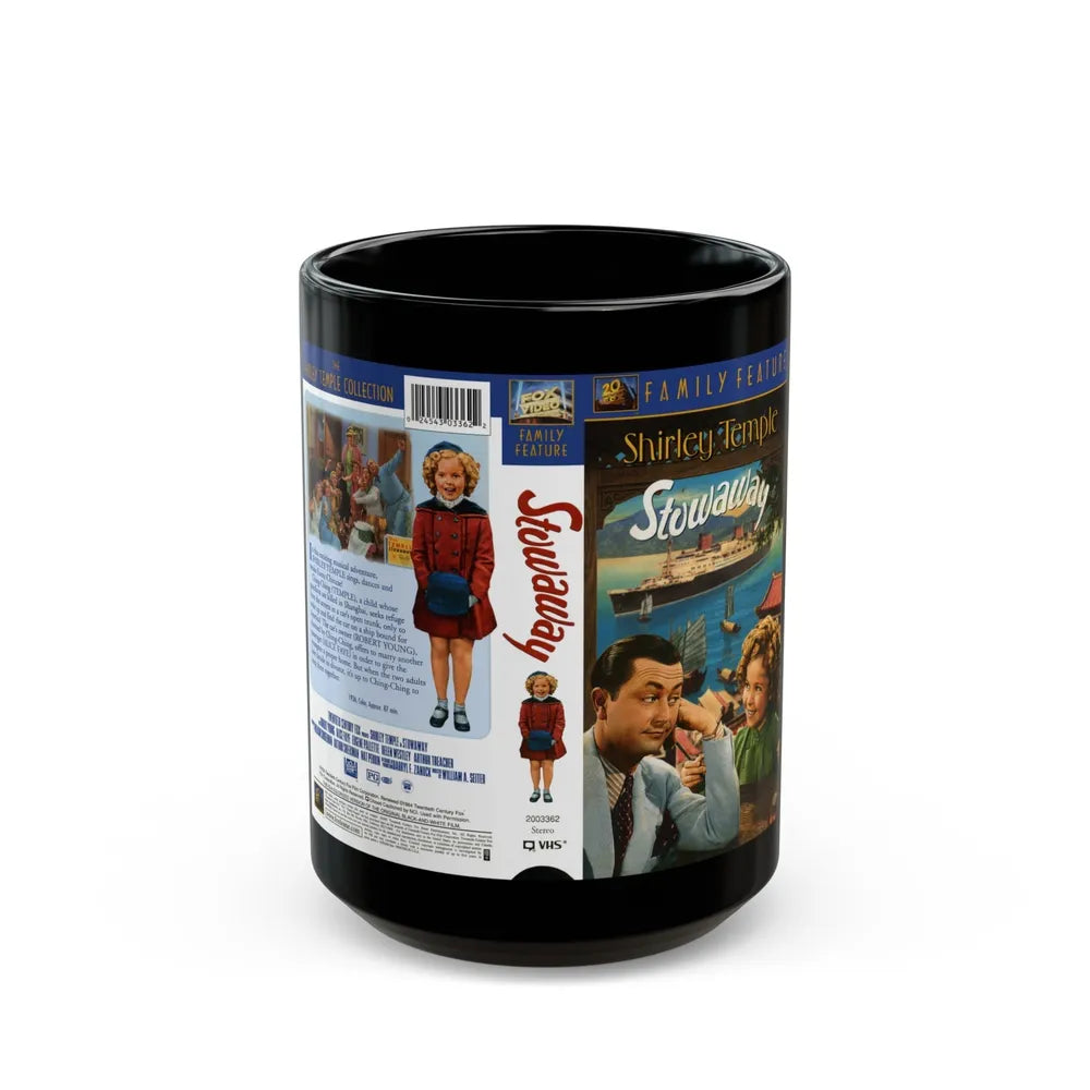 STOWAWAY (VHS COVER) - Black Coffee Mug-15oz-Go Mug Yourself