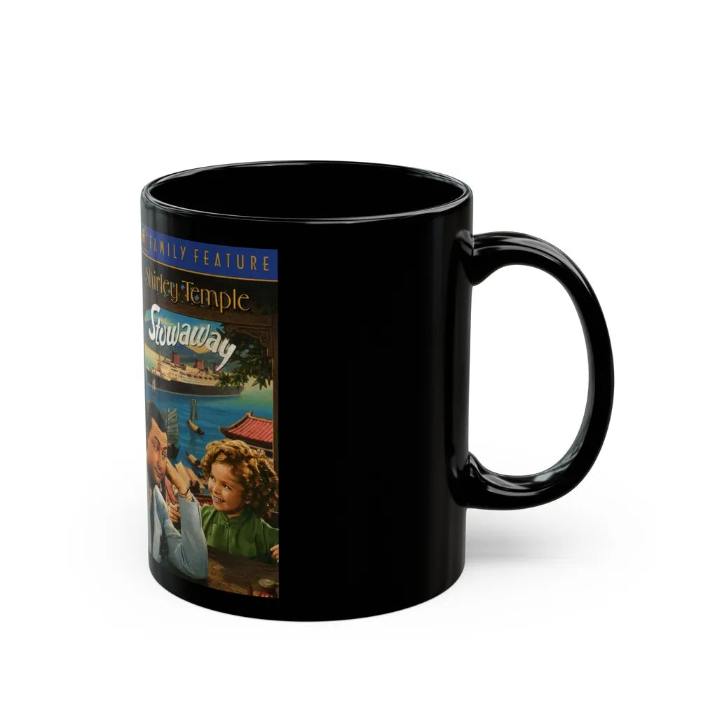 STOWAWAY (VHS COVER) - Black Coffee Mug-Go Mug Yourself