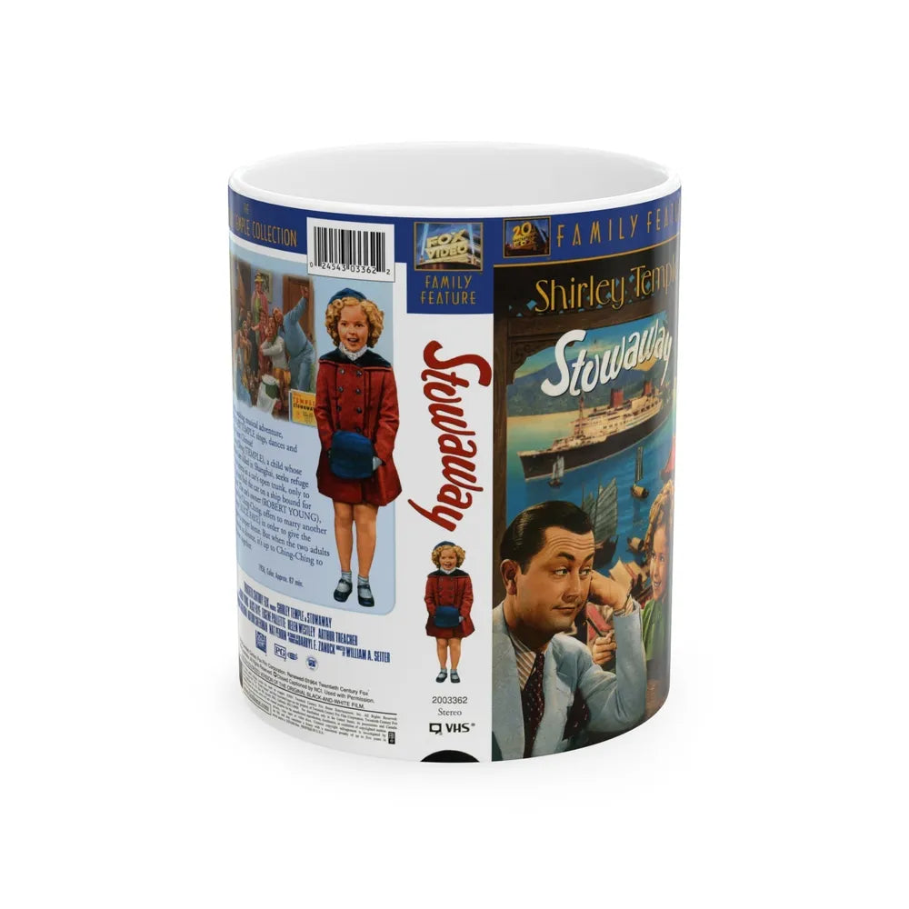 STOWAWAY (VHS COVER) - White Coffee Mug-11oz-Go Mug Yourself