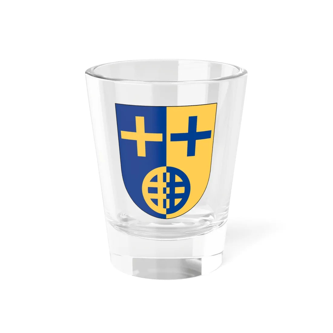 Strå församling vapen (Sweden) (Coat of Arms) Shot Glass 1.5oz 1.5oz - Go Mug Yourself