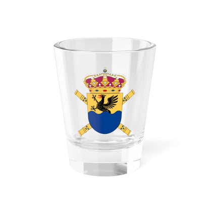 Östra arméfördelningen vapen (Sweden) (Coat of Arms) Shot Glass 1.5oz 1.5oz - Go Mug Yourself